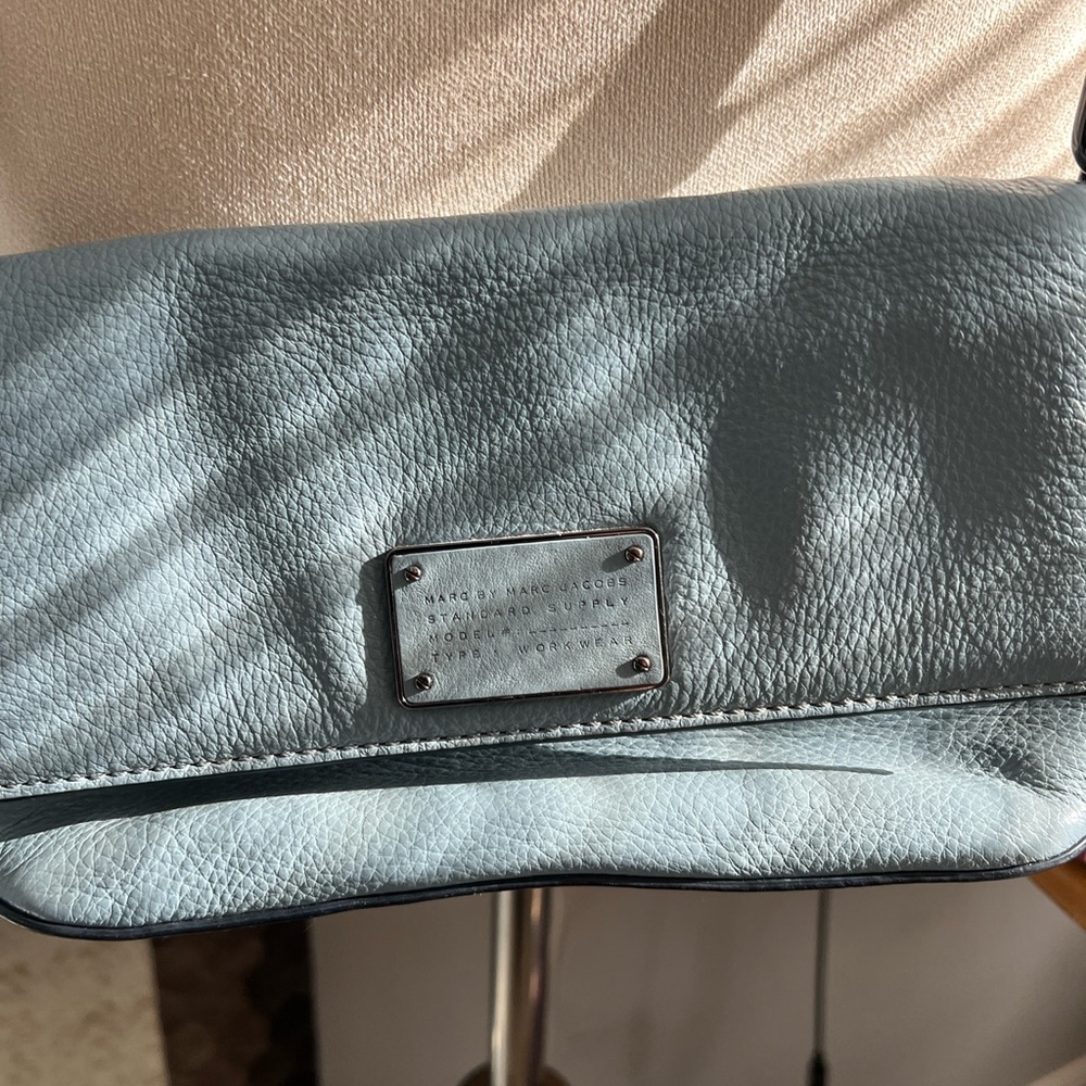 Marc Jacobs Gray Leather Crossbody Bag